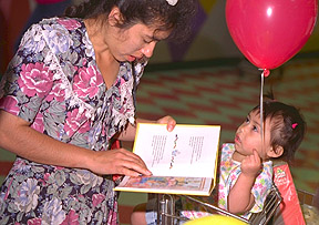 Reading a Children's Book