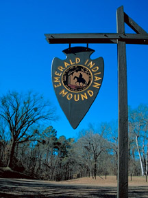 Emerald Mound Sign
